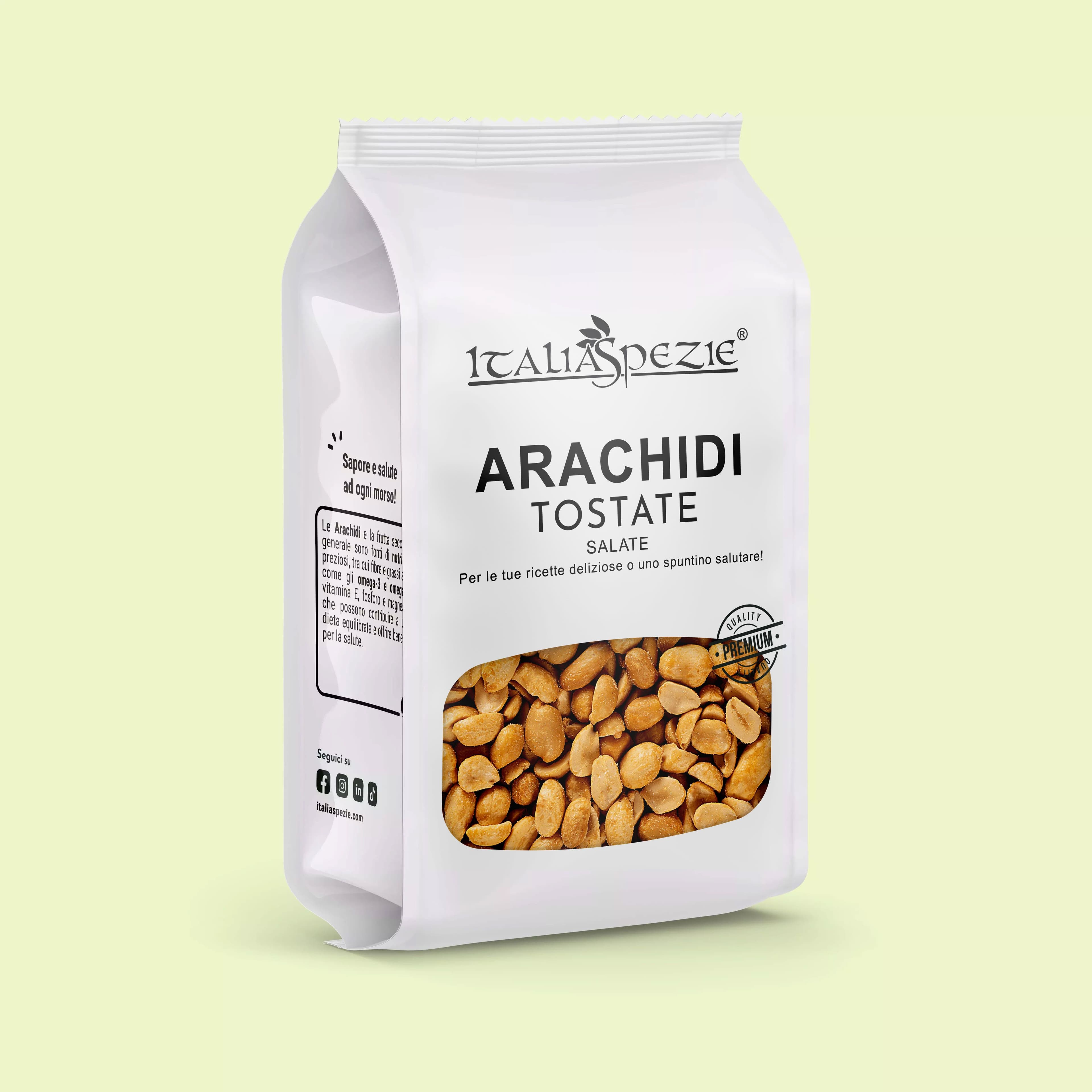 Arachidi tostate salate - Pacchetto 5 x 400 g