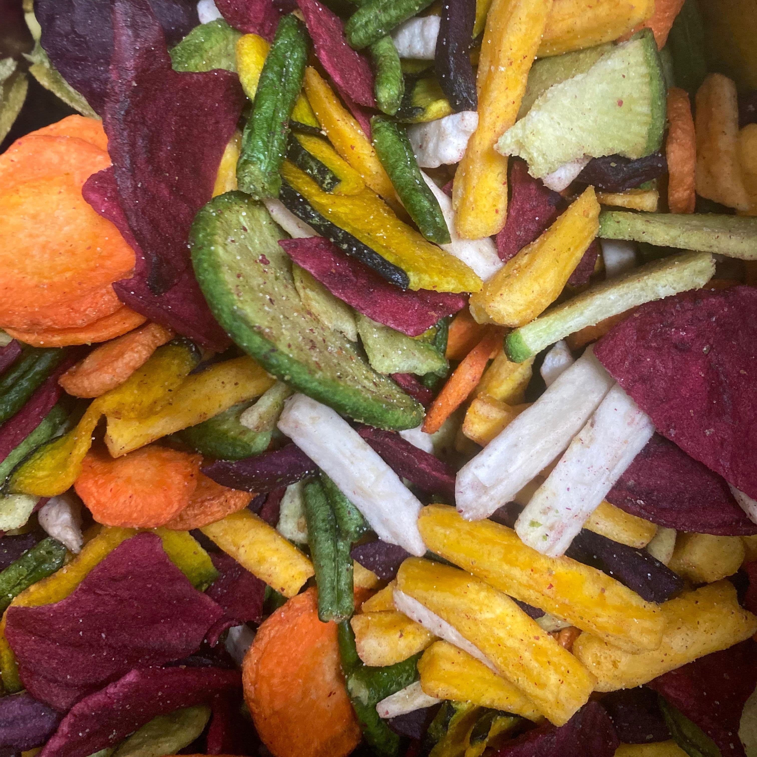 Chips di Verdure essiccate croccanti con barbabietola — 200g