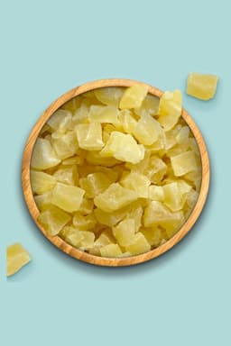 Ananas disidratato a cubetti
