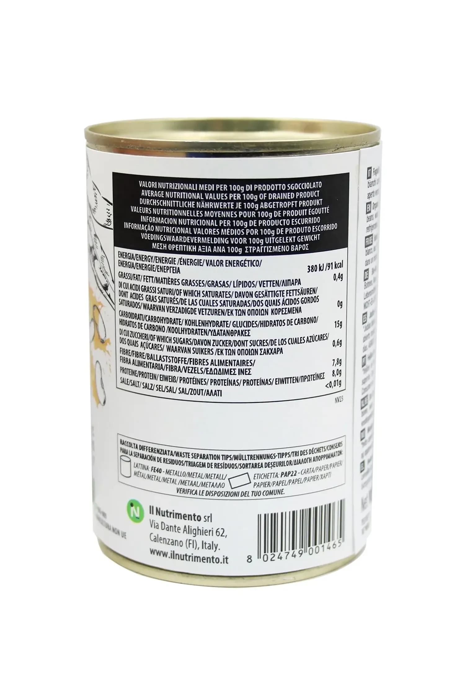 Fagioli Cannellini naturali - 400g