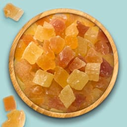 Papaya disidratata a cubetti
