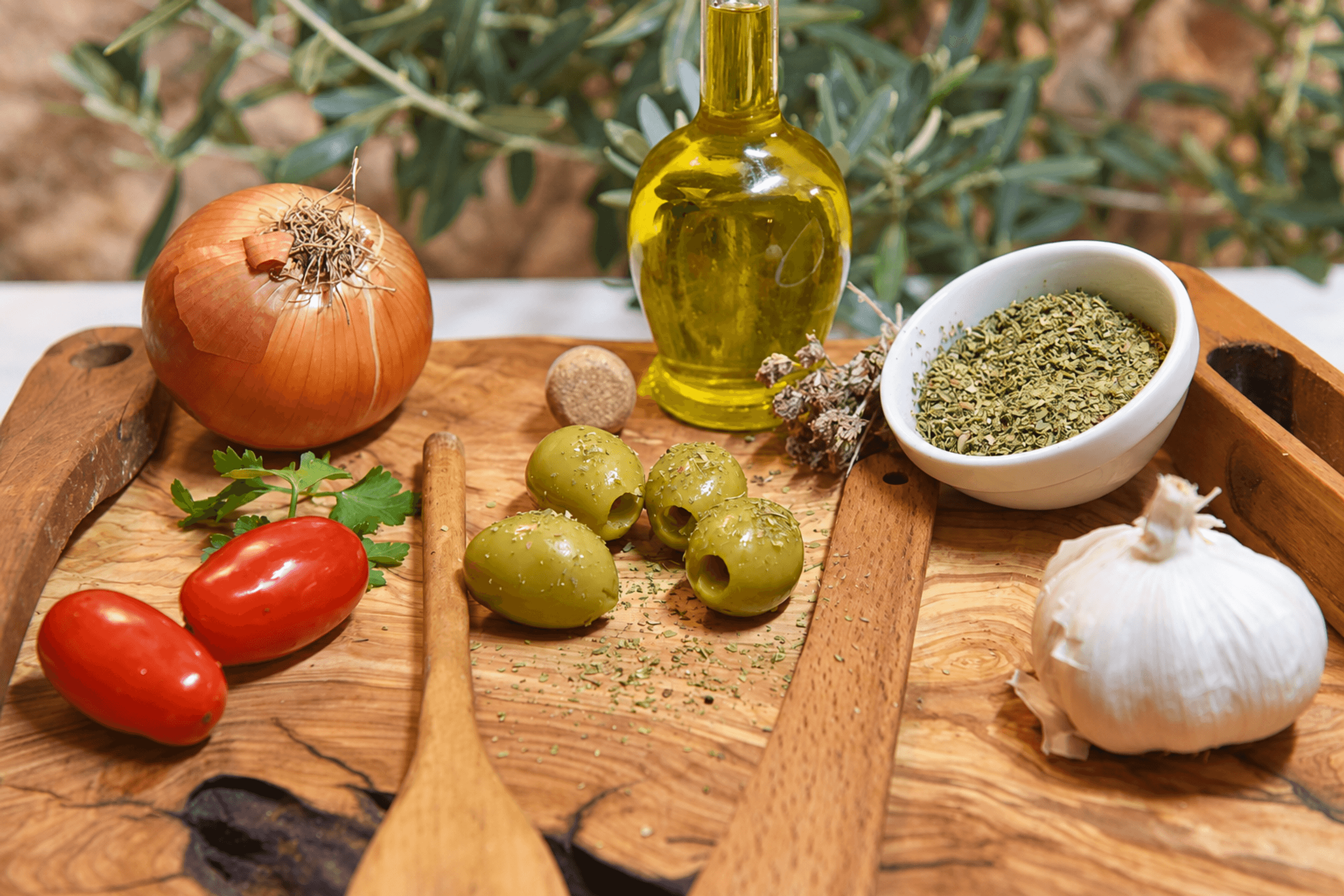Olive verdi marinate all'origano - 200 g