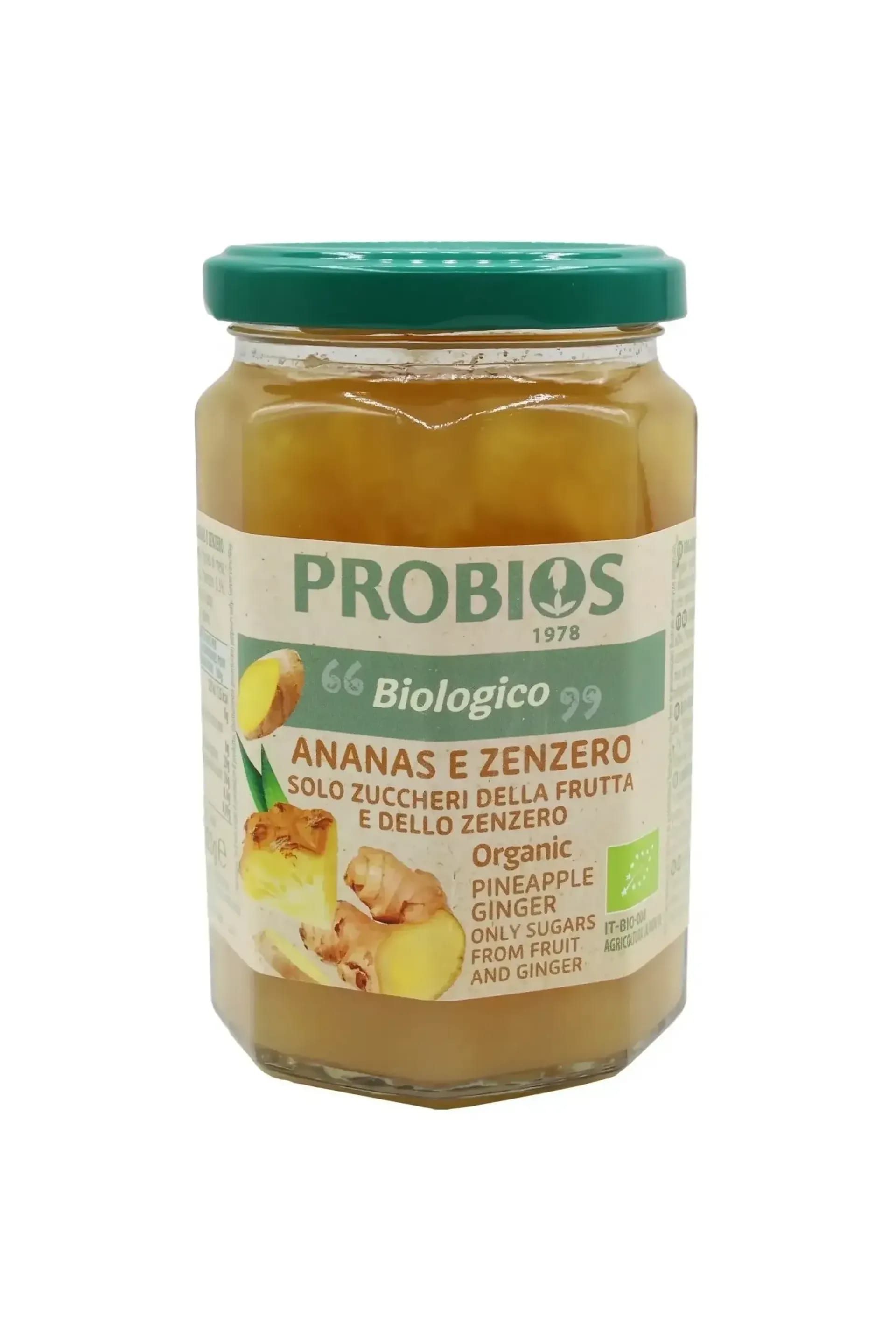 Composta di Ananas e Zenzero senza zucchero