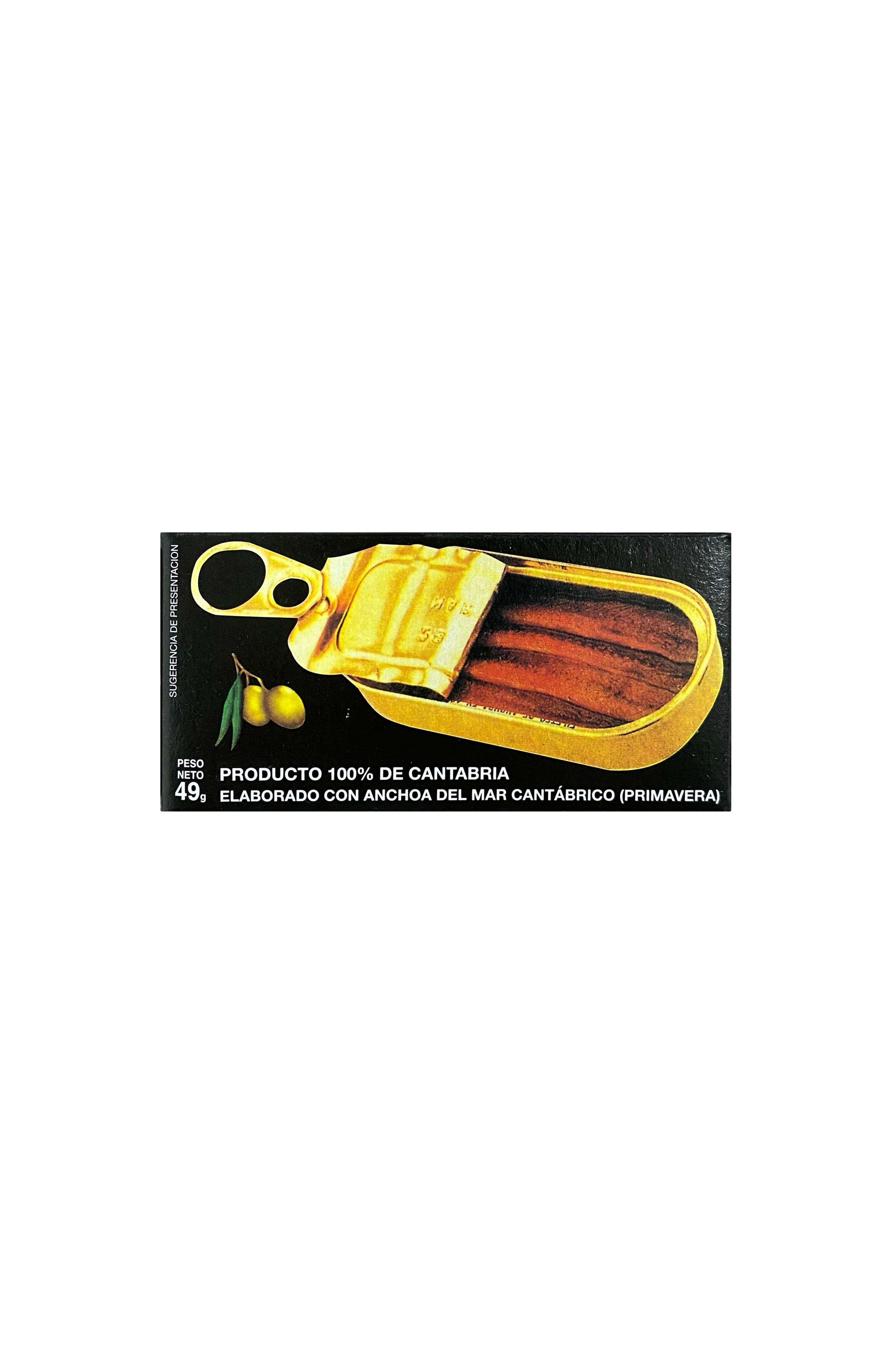Filetti di Acciughe del Mar Cantabrico in Olio di Oliva - 49g