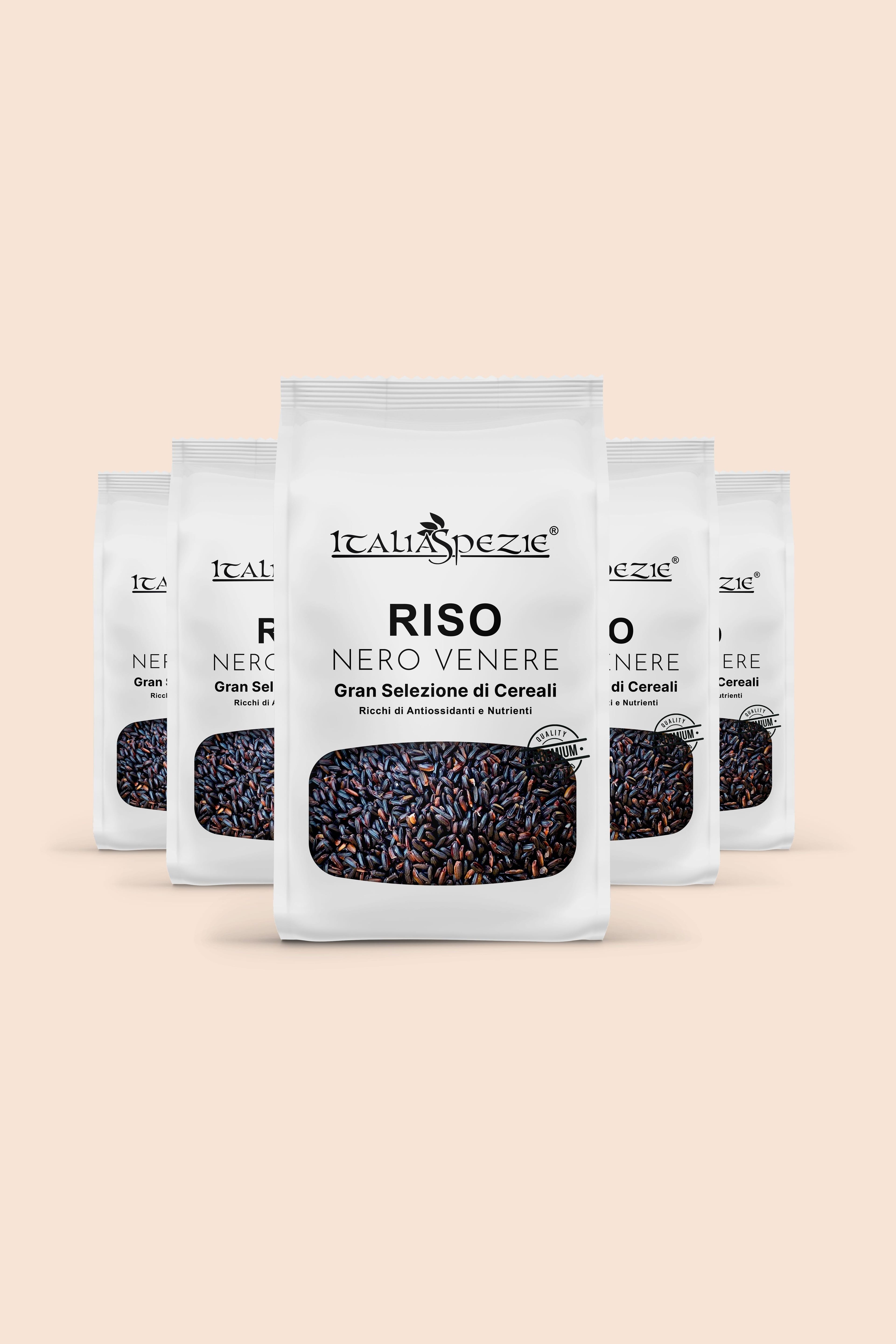 Riso Venere Nero Integrale — 5 x 500g (2,5Kg)