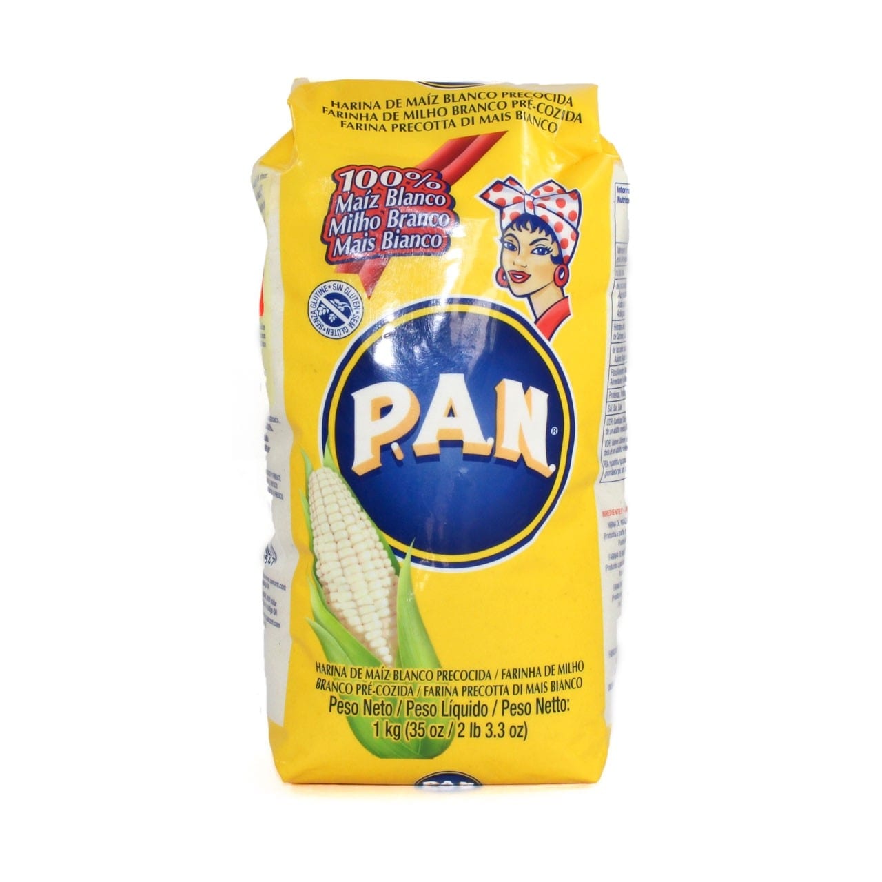 Farina Pan - di Mais Bianco 1kg