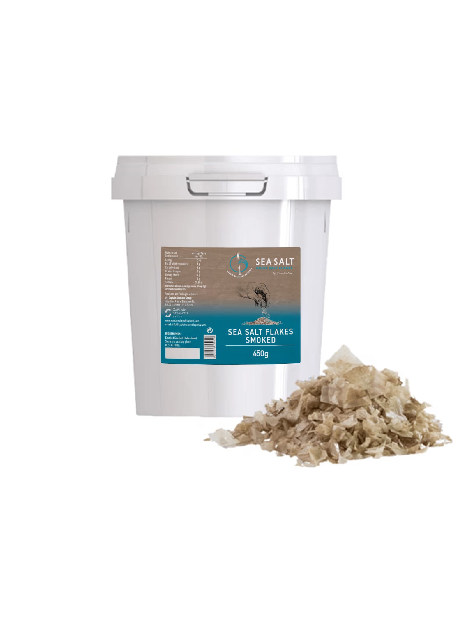 Fiocchi di Sale marino Affumicati Greek Salt Flakes | 450g