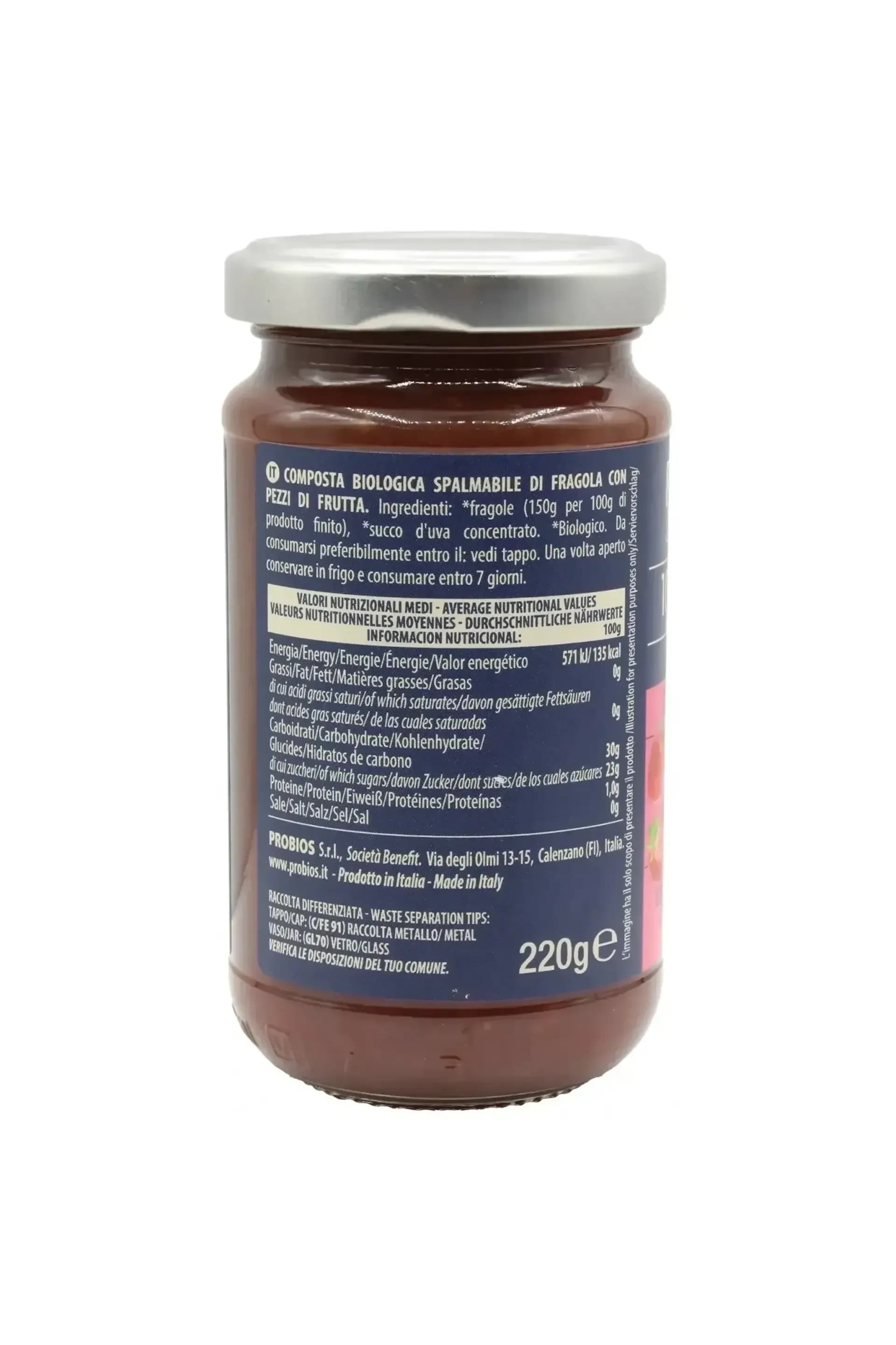 Composta di fragole - Senza pectina aggiunta