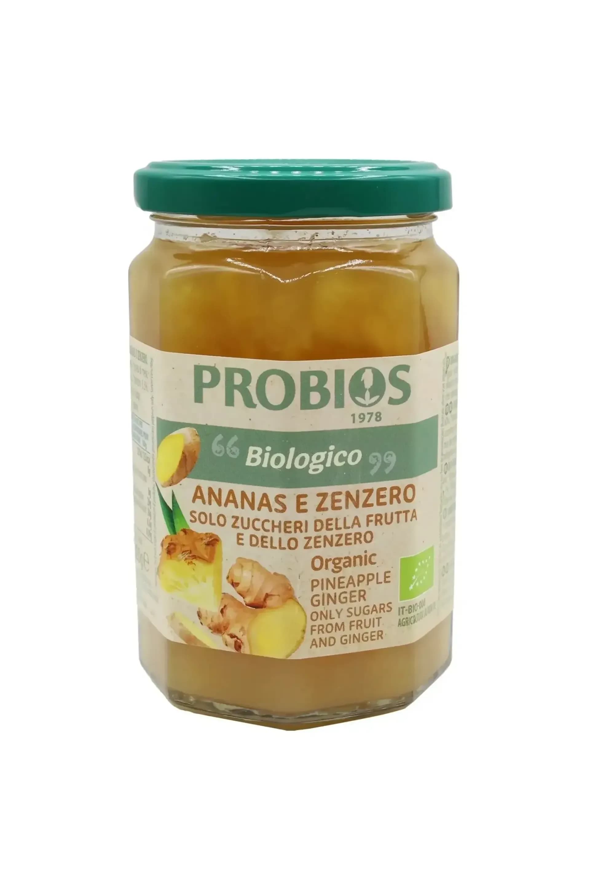 Composta di Ananas e Zenzero senza zucchero