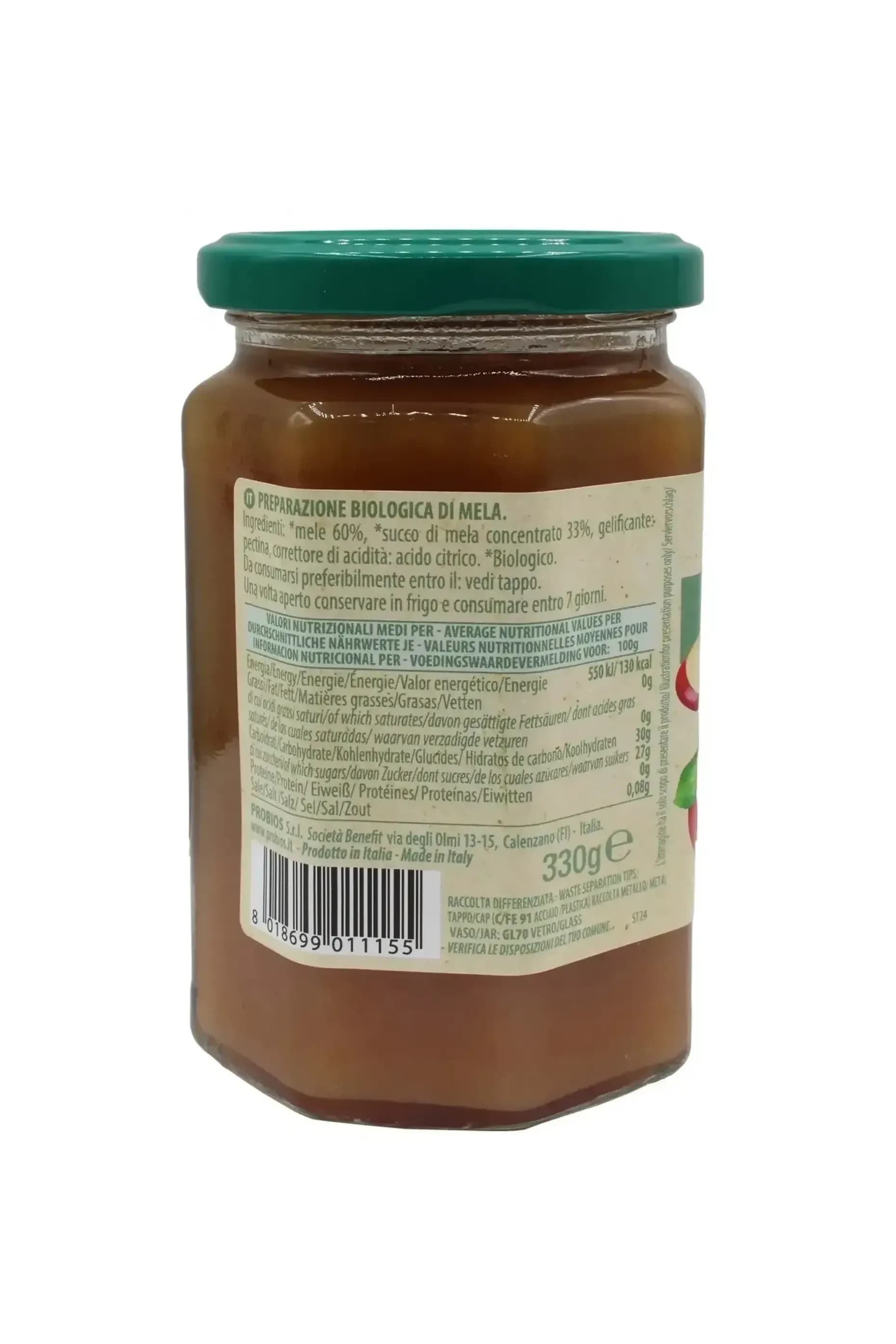 Composta di Mela senza zucchero | 330 g
