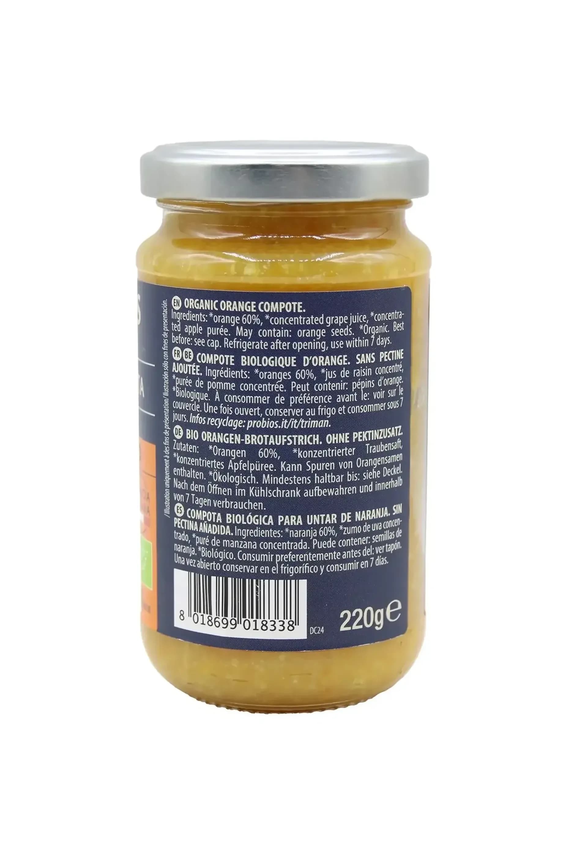 Composta di Arancia italiana - Senza pectina aggiunta | 220 g