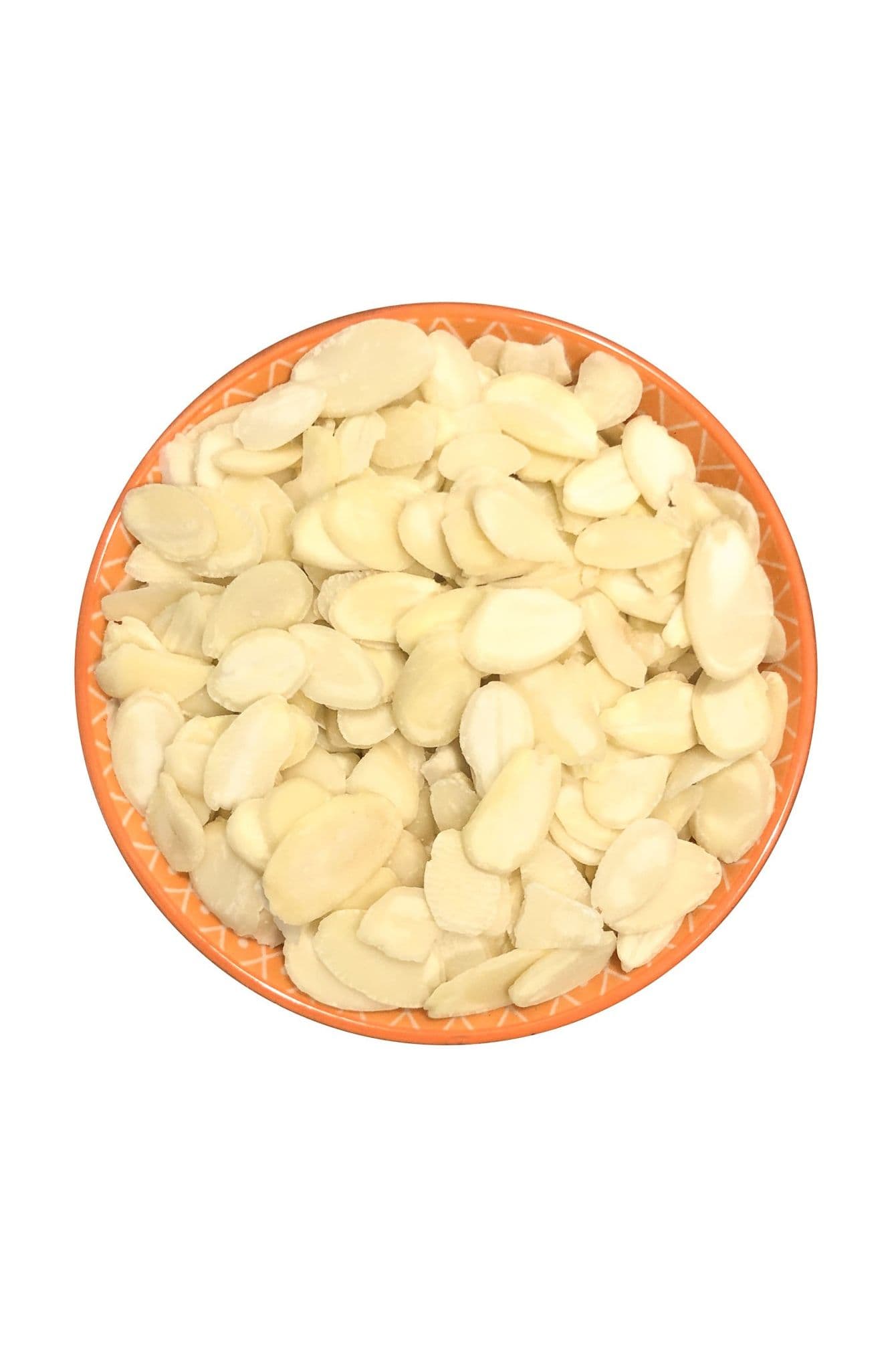 Mandorle sgusciate pelate a fette — Busta 250 g