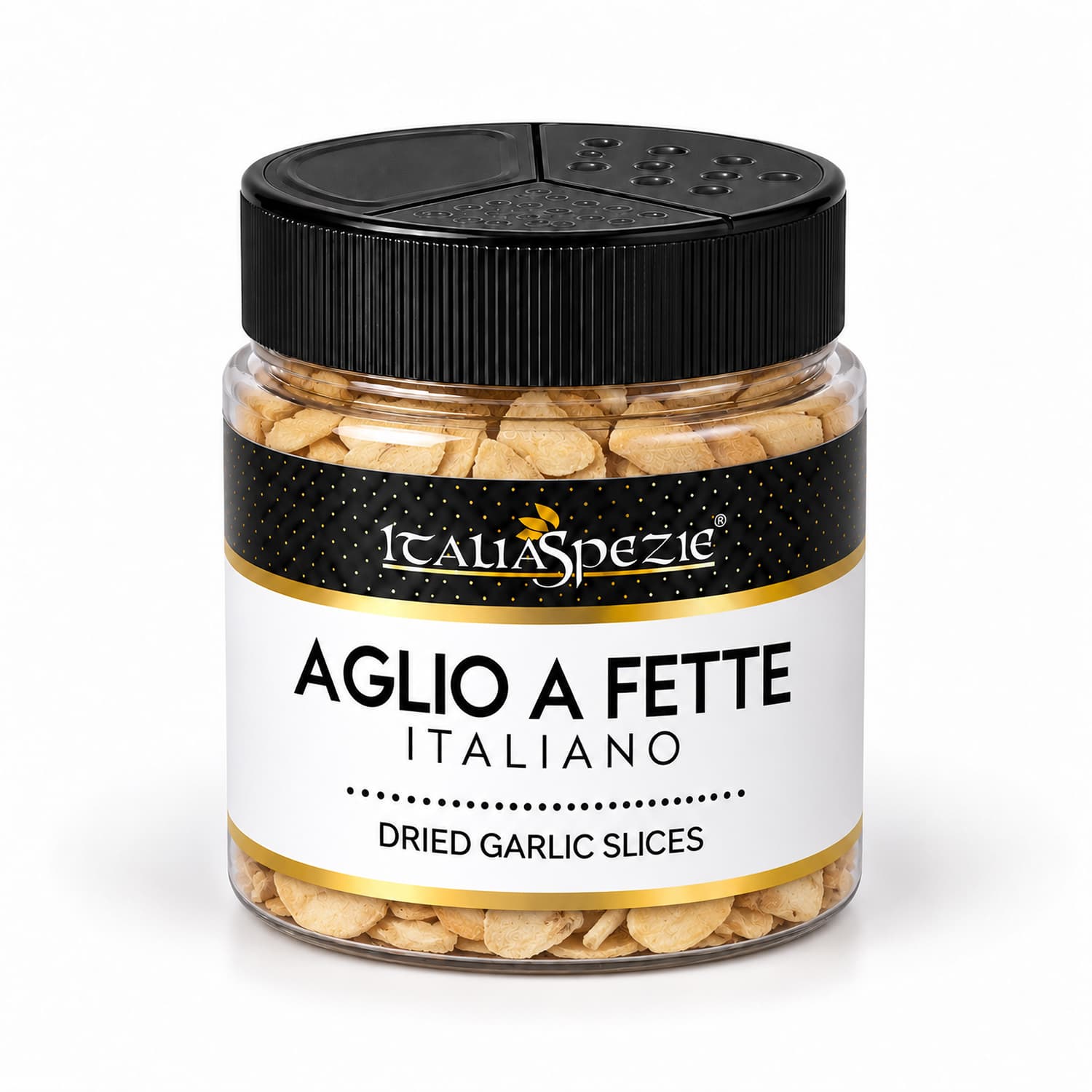 Aglio Disidratato a Fette Italiano — Vasetto 100 g