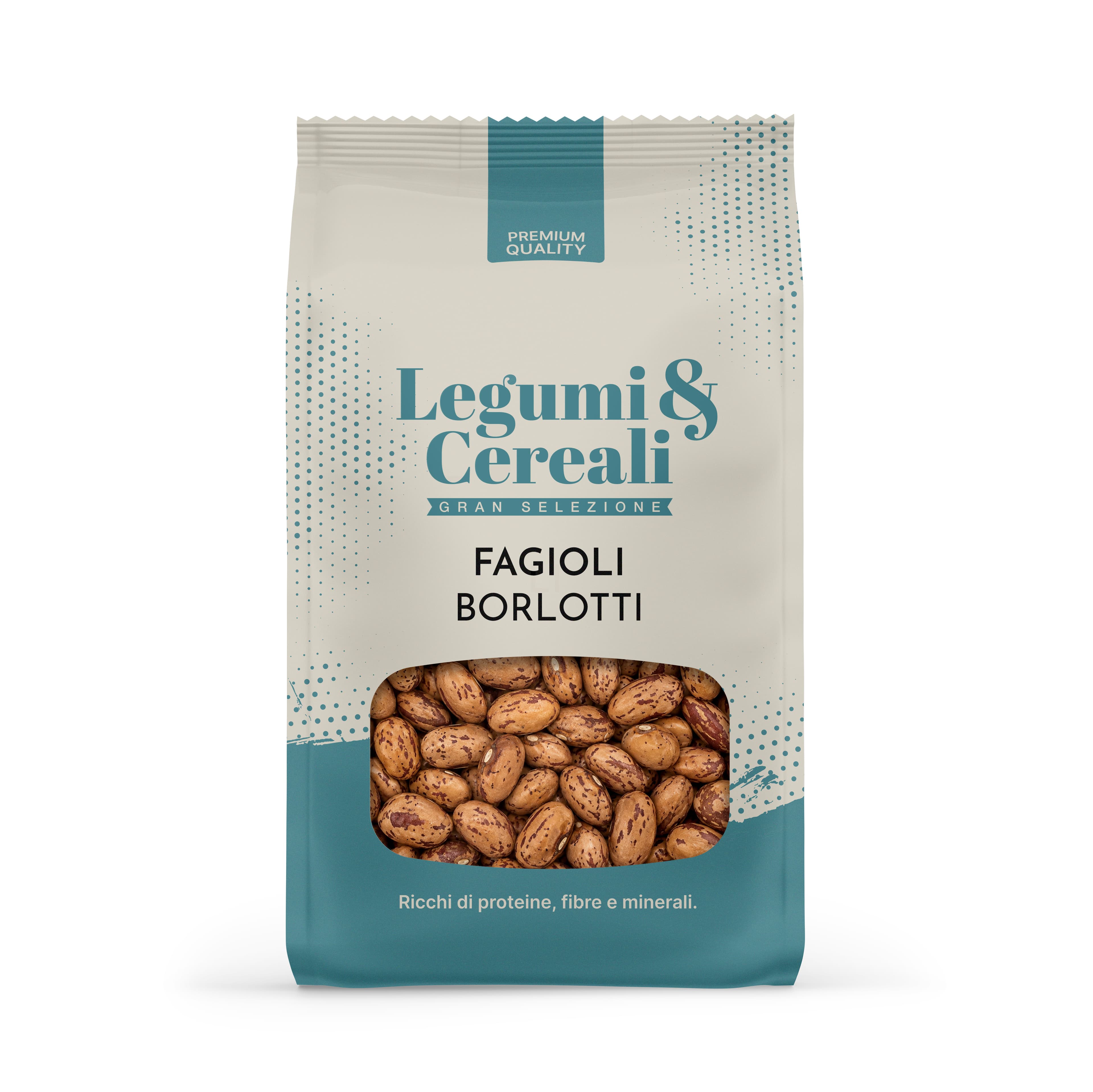 Fagioli Borlotti secchi — Busta 500 g