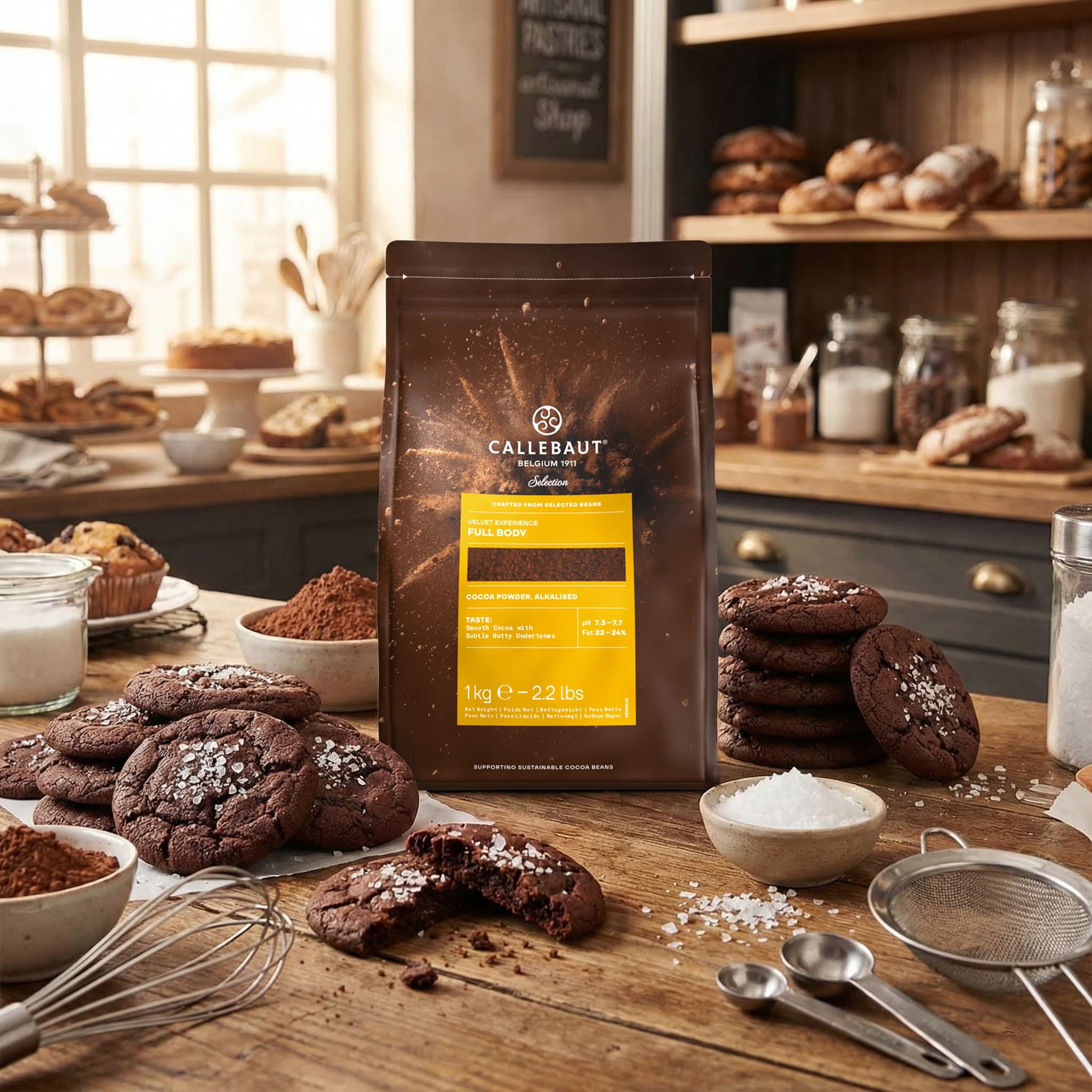 Cacao Amaro marrone warm brown - 1 Kg
