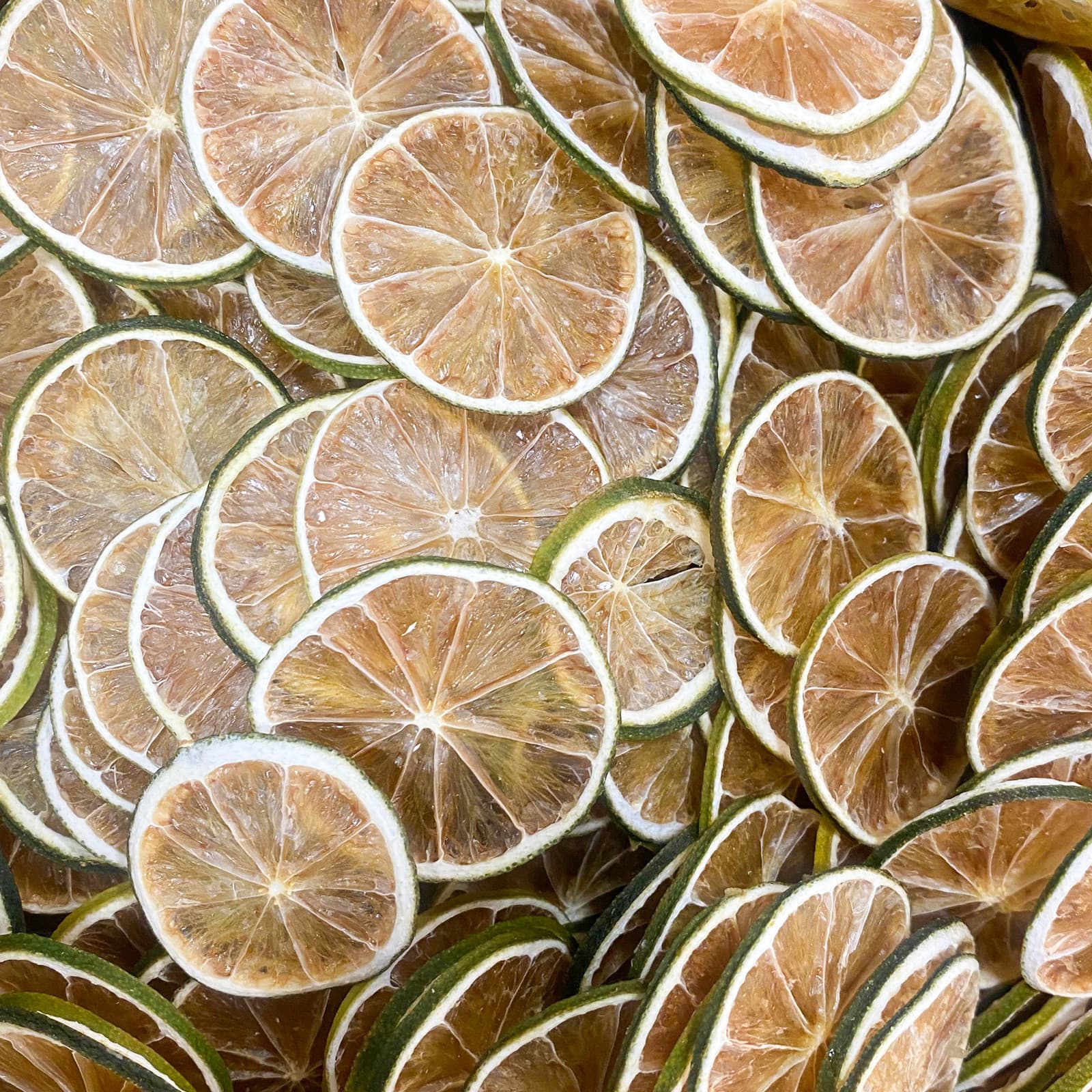 Lime essiccato a fette al naturale, senza zucchero, senza additivi