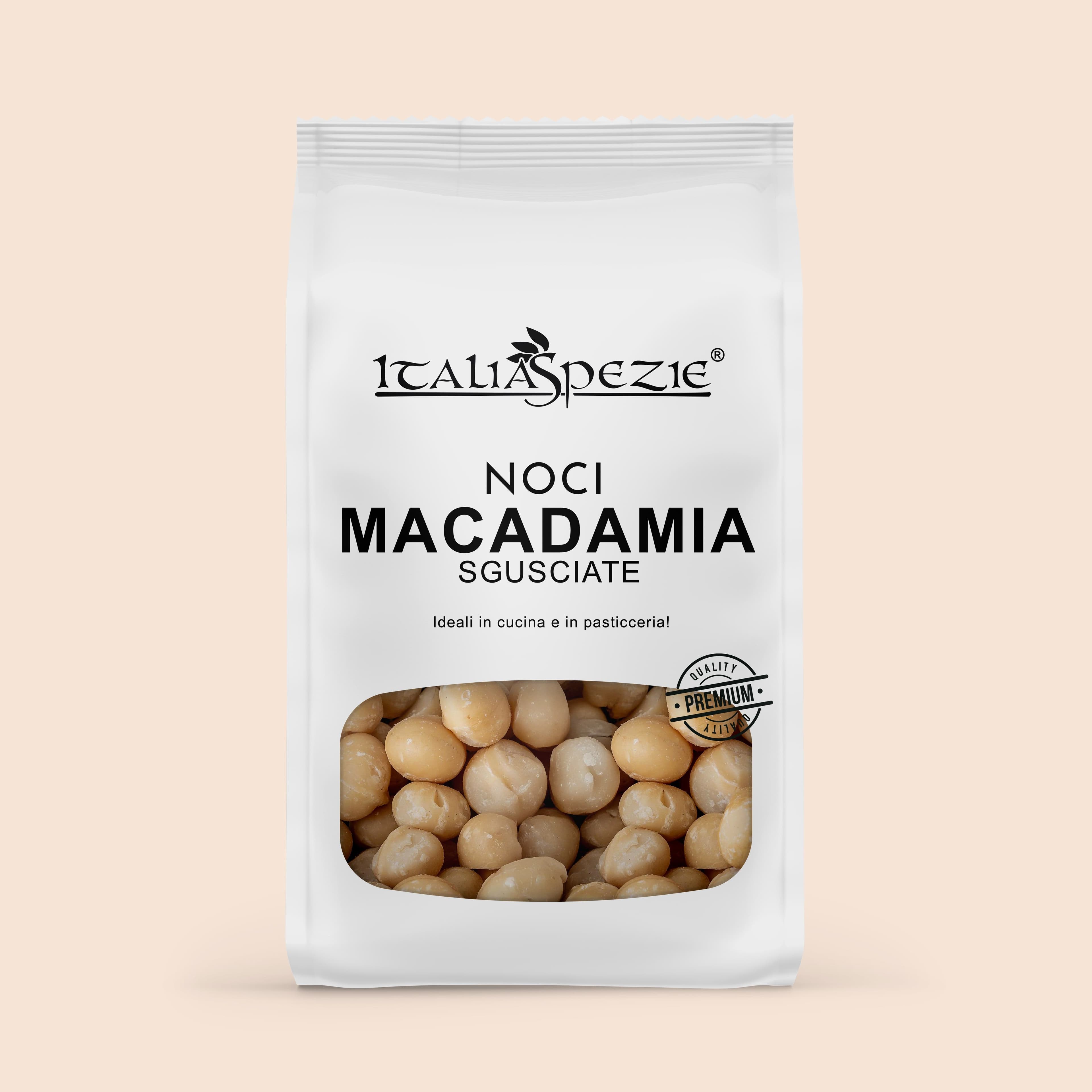 Noci di Macadamia Crude Sgusciate