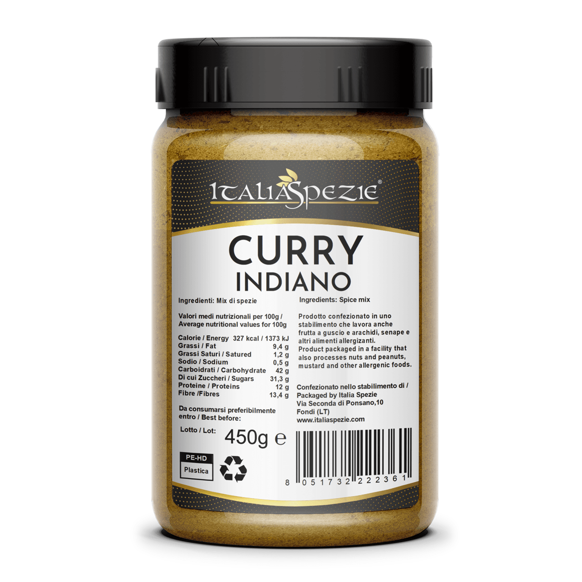 Curry Indiano in polvere (Delicato)