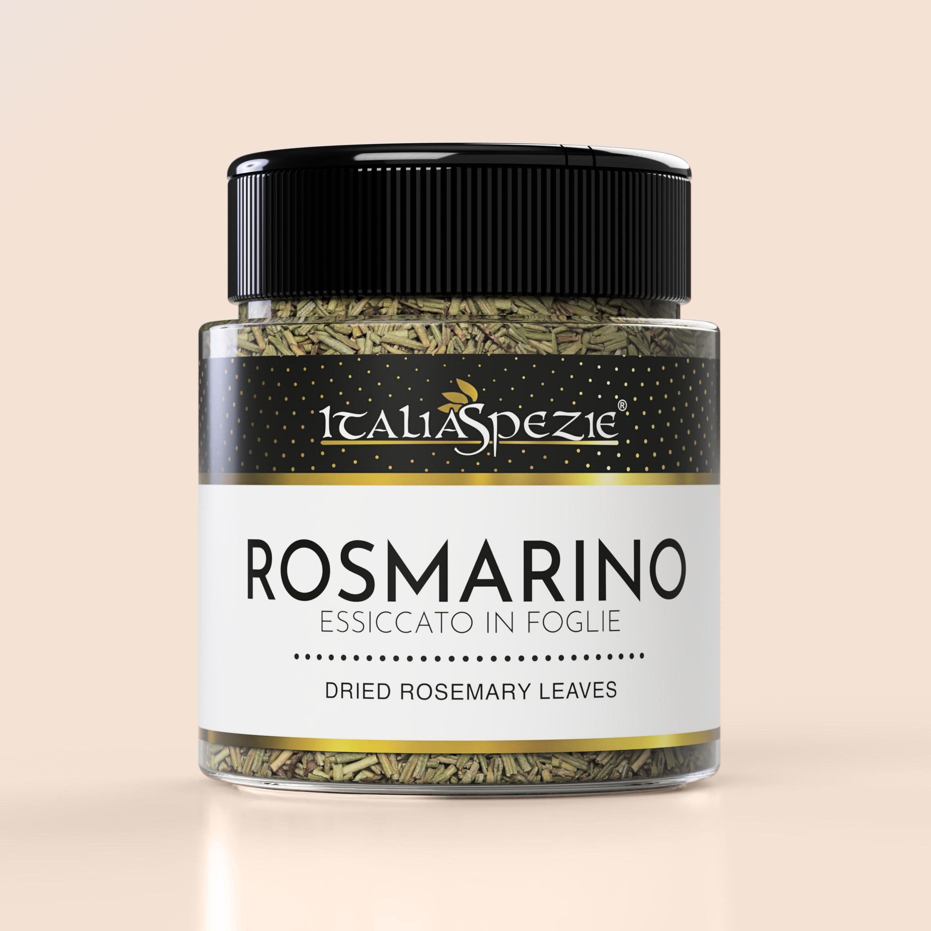 Rosmarino essiccato in foglie — Vasetto 80 g