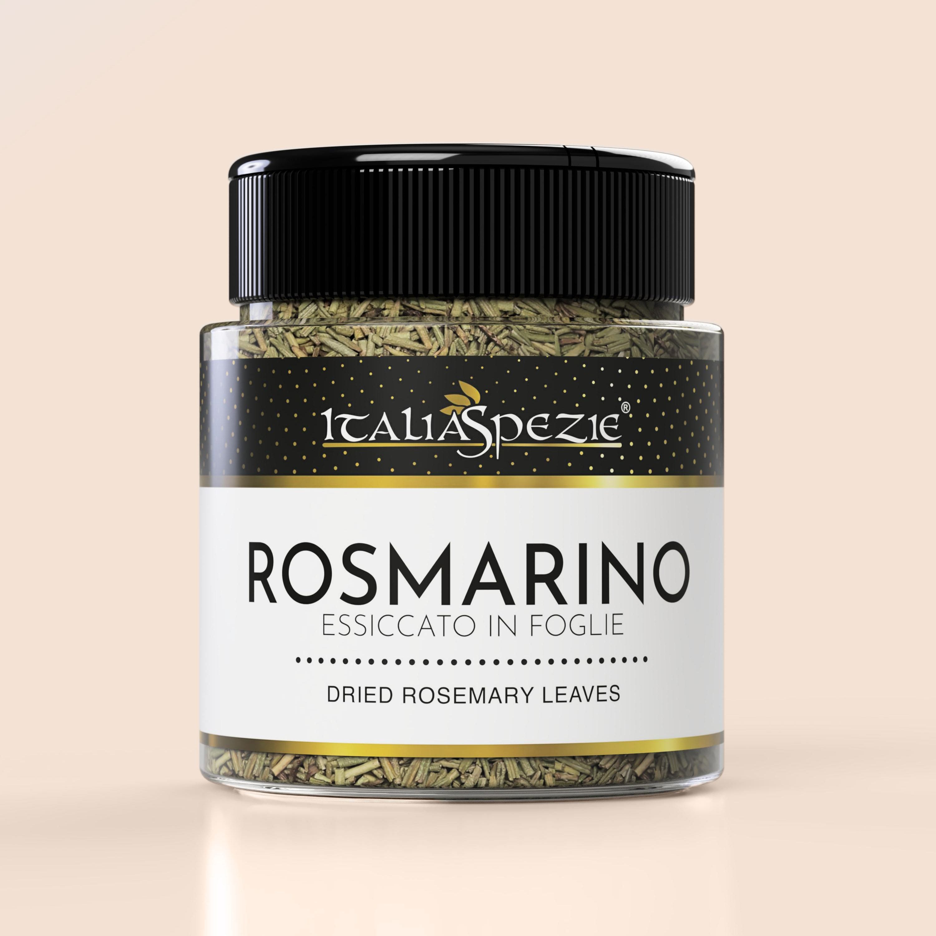 Rosmarino essiccato in foglie