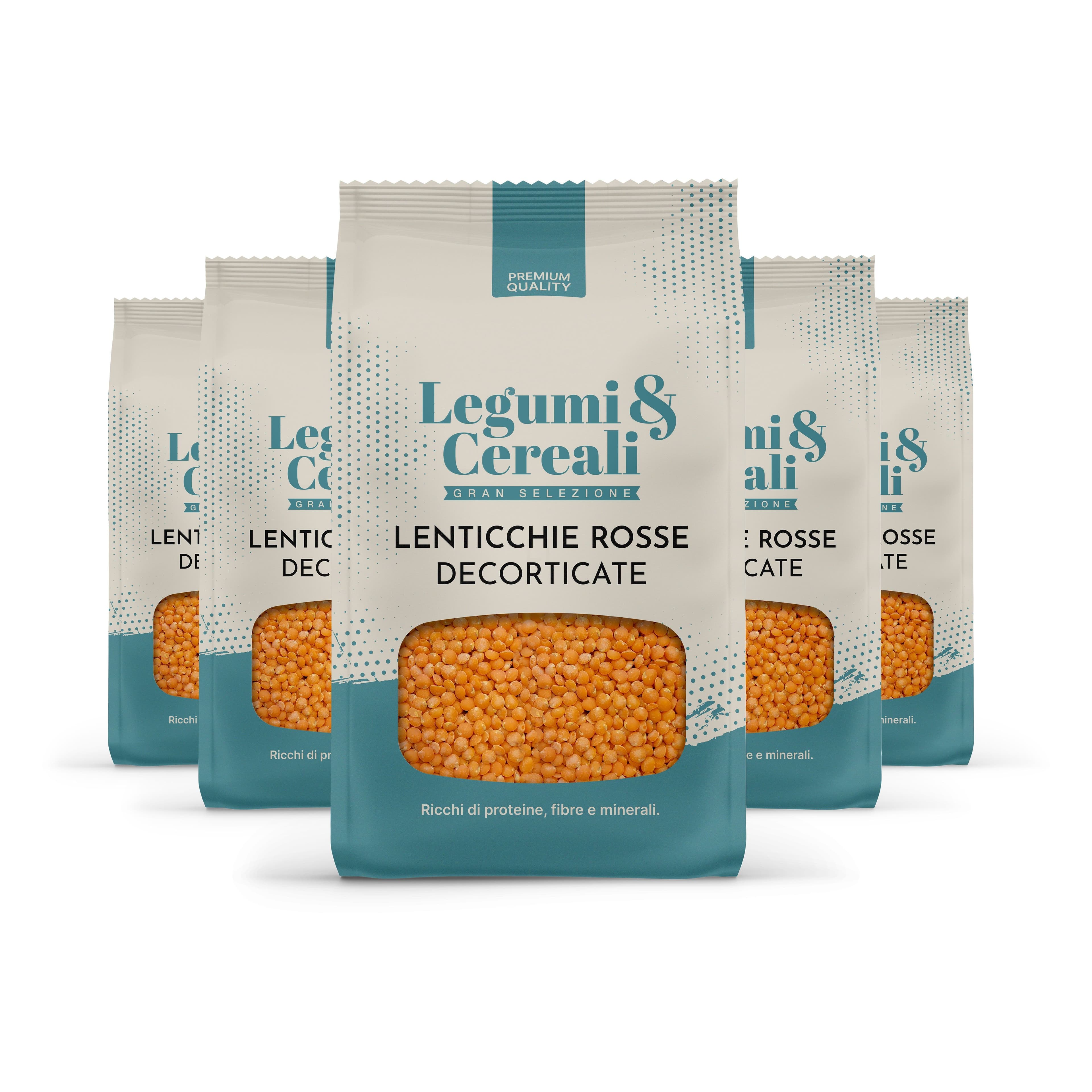 Lenticchie Rosse decorticate