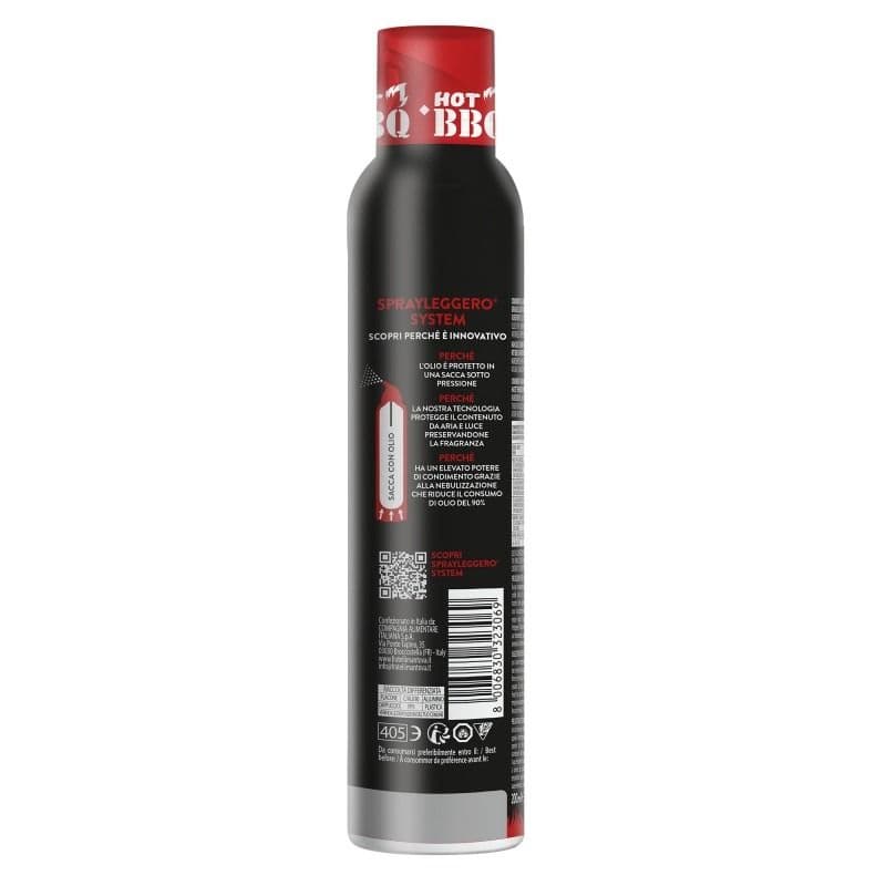Hot BBQ Spray: condimento al gusto BBQ piccante - 200ml