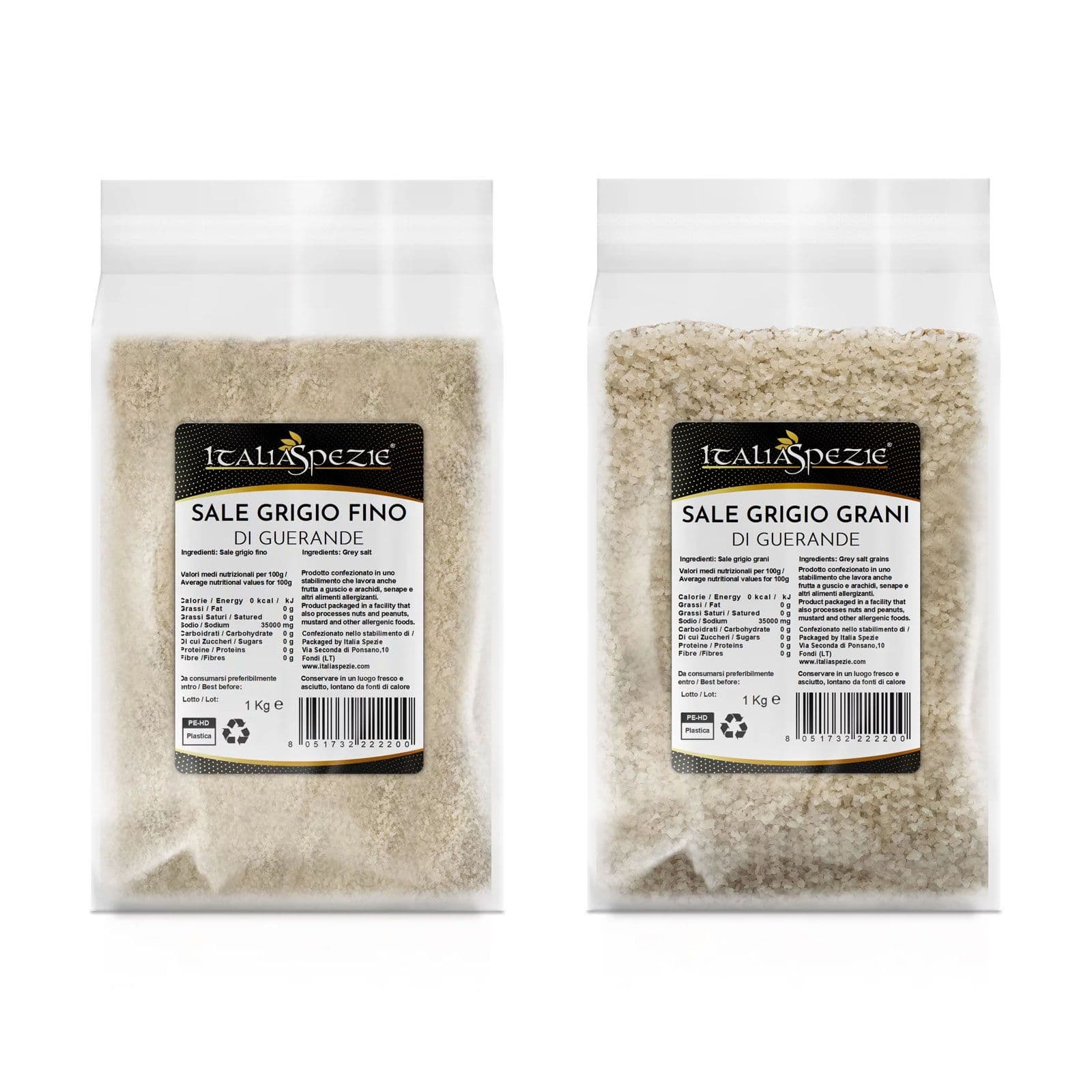 Sale Celtico Grigio Di Guérande | Pacchetto da 2 kg (Fino e Grani)