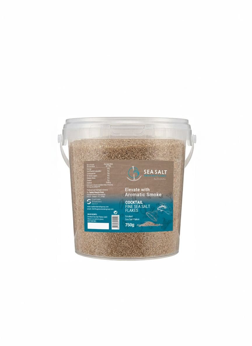 Fiocchi di Sale marino Naturali Affumicati mini Greek Salt Flakes | 750g