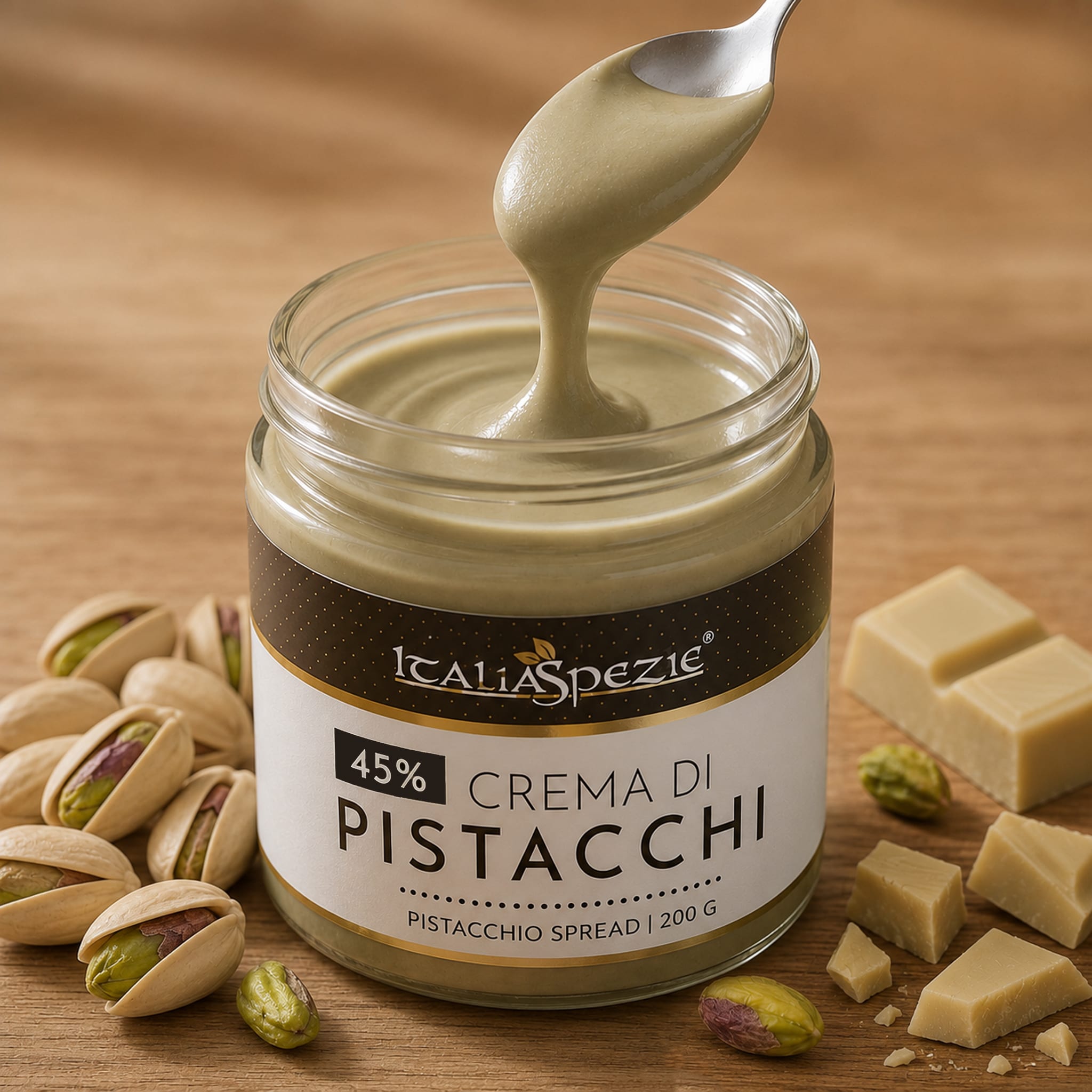 Crema di pistacchio 45% - 200 g
