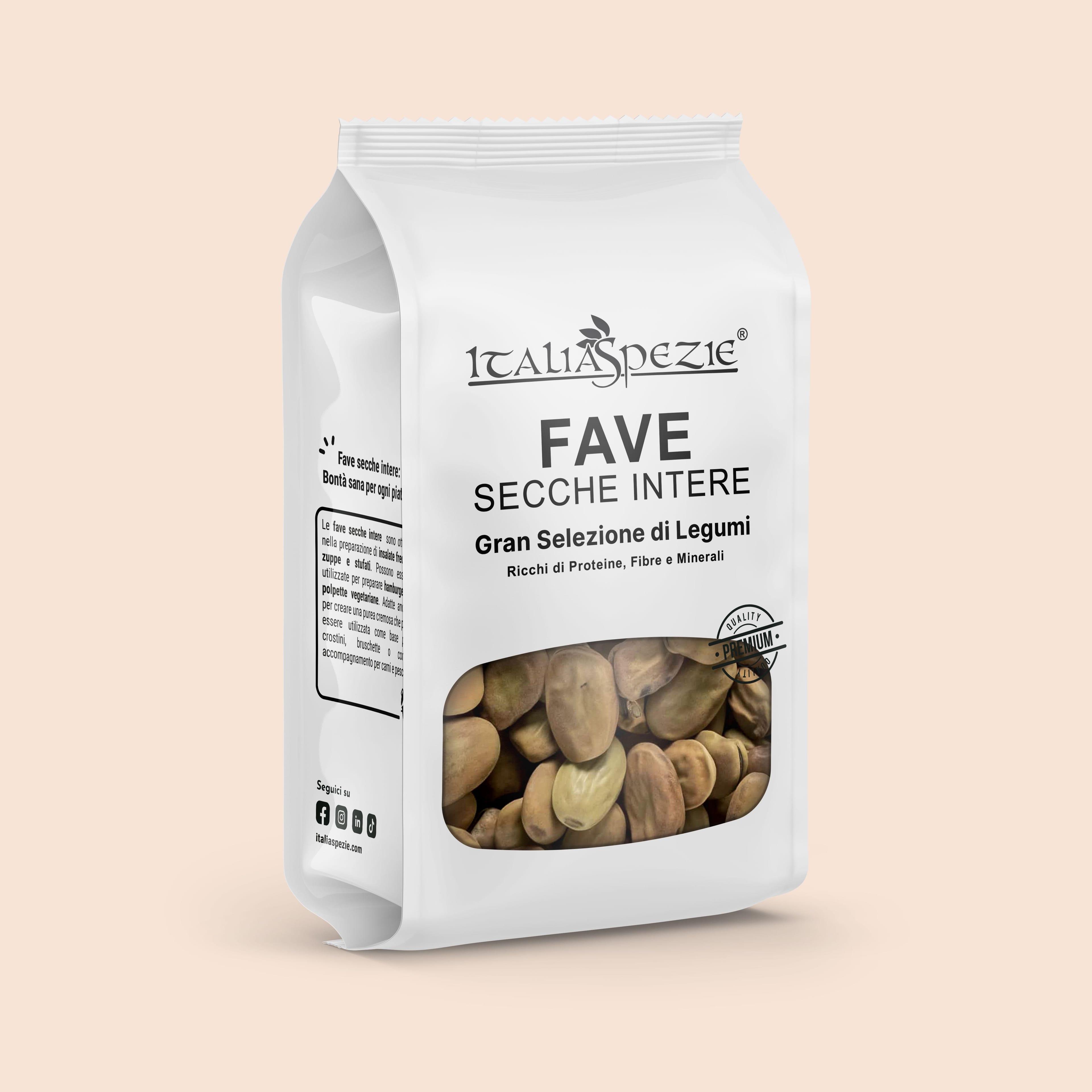 Fave secche Intere Italiane - Pacchetto 5 x 400 g