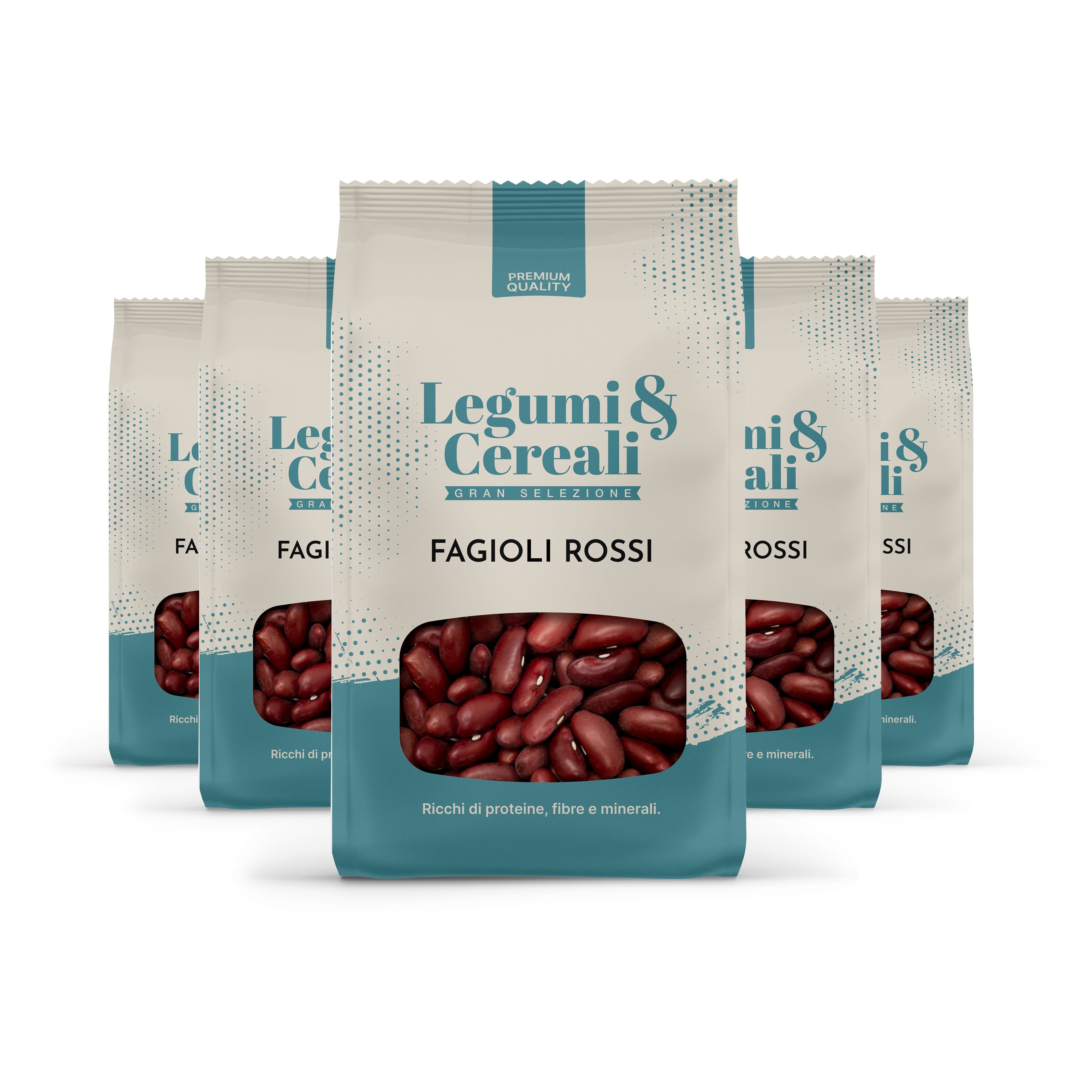 Fagioli Rossi - Dark Red Kidney - Pacchetto 5 x 500 g