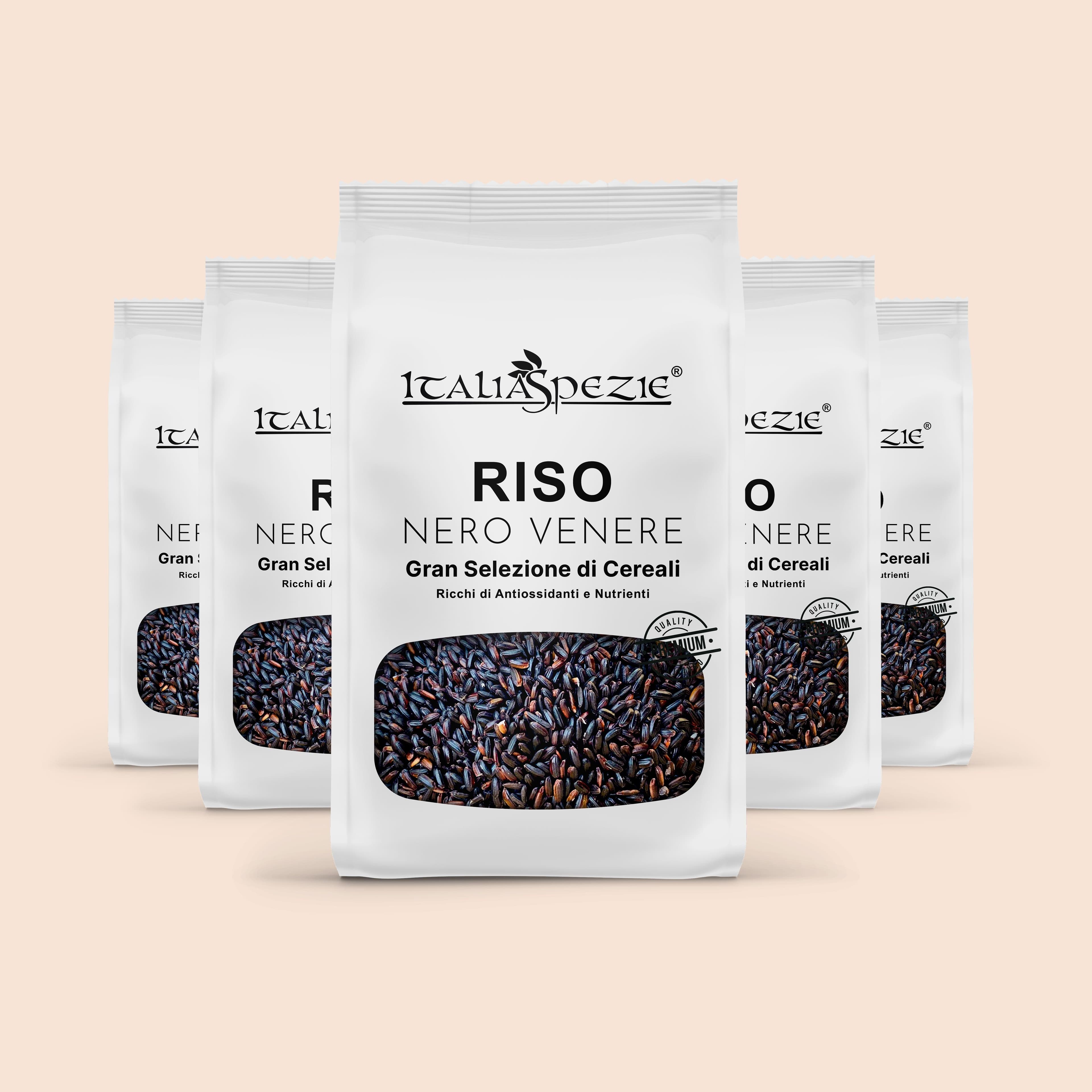 Riso Venere Nero Integrale — 5 x 500g (2,5Kg)