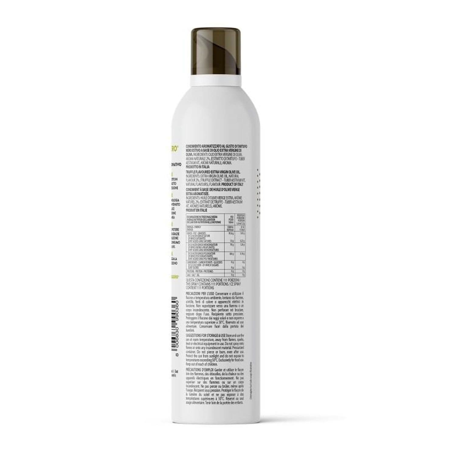 Olio al tartufo nero estivo spray a base di olio extravergine di oliva
