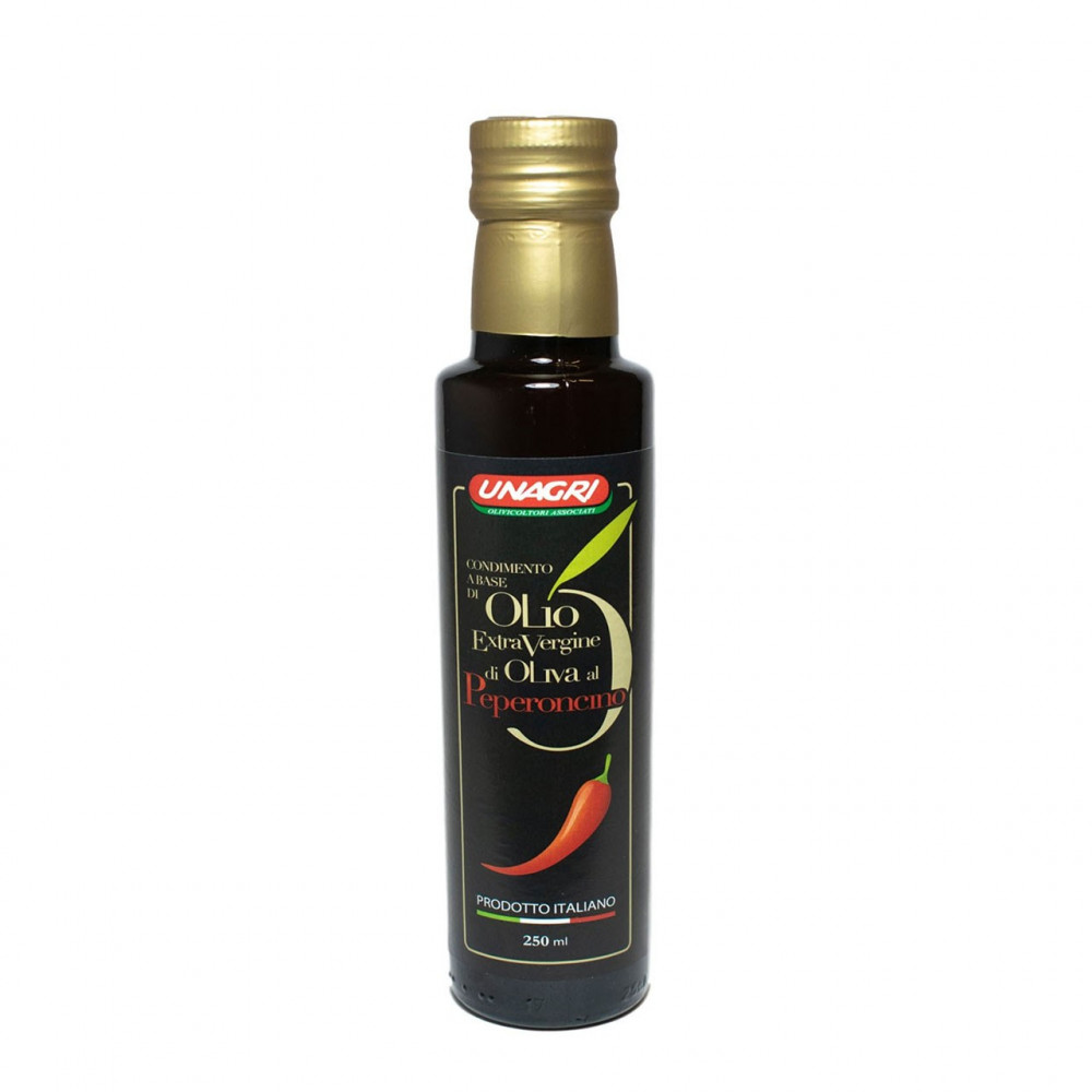 Olio Extra Vergine al Peperoncino 100% Prodotto italiano