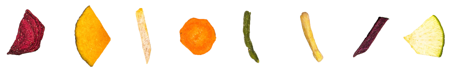 Chips di verdure croccanti